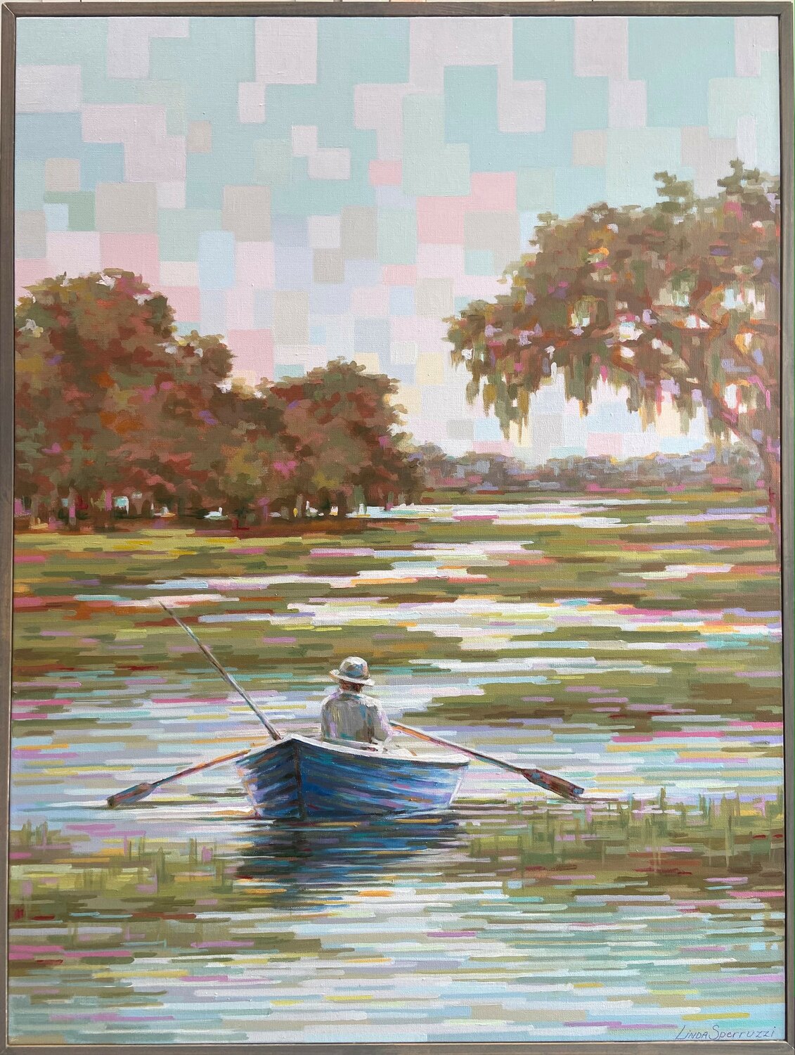 "Quiet Time On The River" by Linda Sperruzzi.